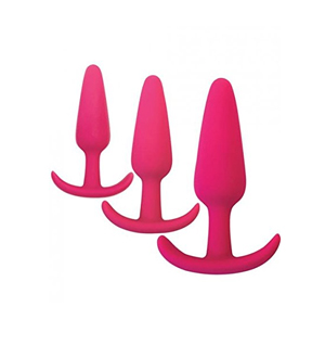 VIP Butt Plugs Trio (Pink)